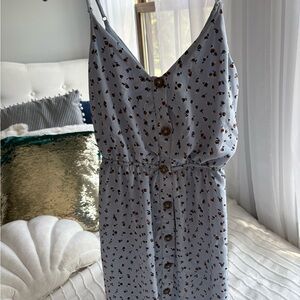 Floral Button-Down Dress